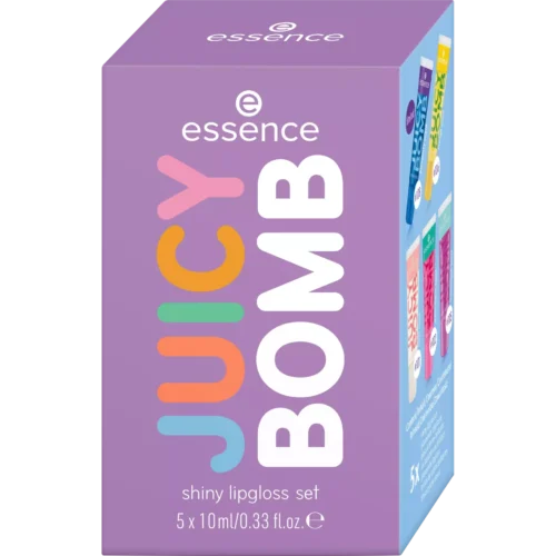 Essence Set Lipgloss cu cinci arome pentru buze ultra-strălucitoare