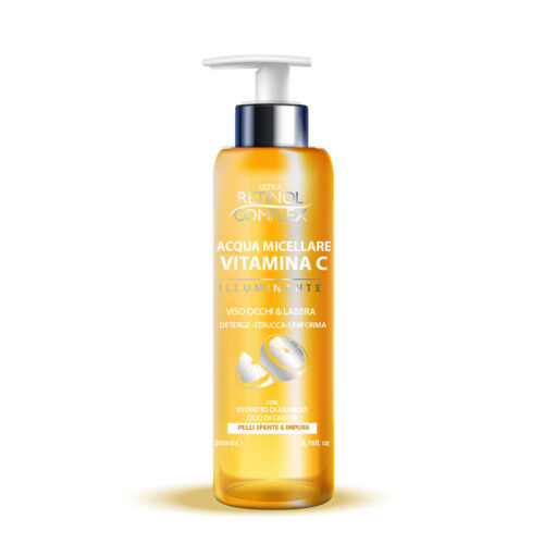Retinol Complex Apă micelară cu vitamina C 200ml Retinol Complex Apă micelară cu vitamina C 200ml