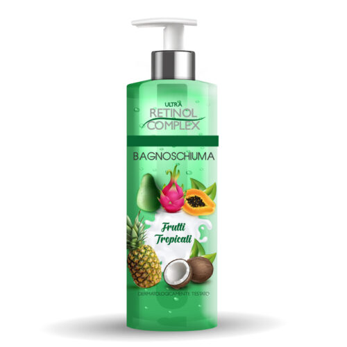 Retinol Complex Gel de duș cu fructe tropicale 500ml Retinol Complex Gel de duș cu fructe tropicale 500ml