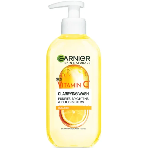 Garnier Gel de curatare Skin Naturals imbogatit cu Vitamina C si extract de lamaie, 200 ml - 1 Garnier Gel de curatare Skin Naturals imbogatit cu Vitamina C si extract de lamaie, 200 ml