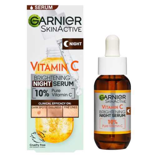 Garnier Serum de noapte Skin Naturals cu Vitamina C Pura, 30 ml
