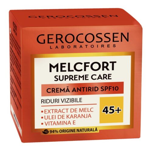 Gerocossen Crema antirid riduri vizibile 45+ SPF10 Melcfort Supreme Care 50 ml - 1 Gerocossen Crema antirid riduri vizibile 45+ SPF10 Melcfort Supreme Care 50 ml