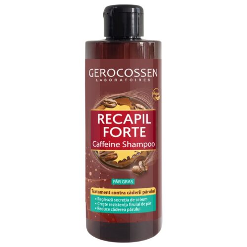 Gerocossen Sampon tratament contra caderii parului pentru par gras cu cafeina Recapil Forte,400 ml Gerocossen Sampon tratament contra caderii parului pentru par gras cu cafeina Recapil Forte,400 ml