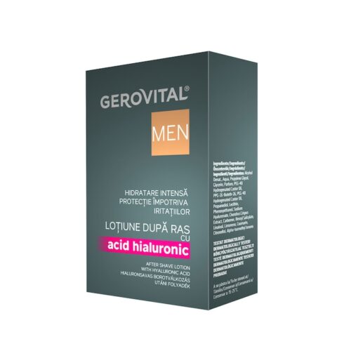 Gerovital Lotiune dupa ras Men cu acid hialuronic, 100 ml