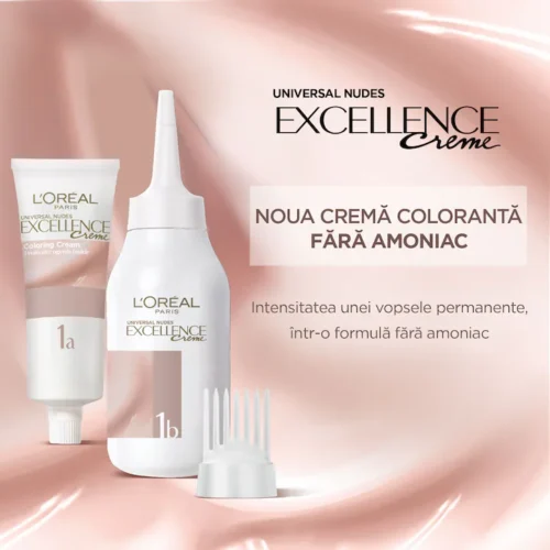L'Oreal Paris Vopsea de Par Permanenta fara Amoniac Excellence Universal Nudes 9U Very Light Blonde