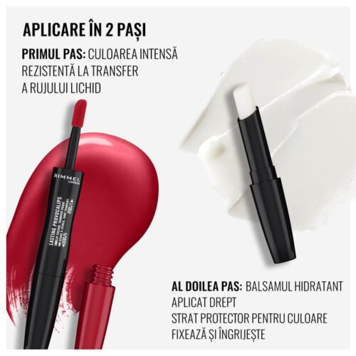 Rimmel London Ruj rezistent lichid Lasting Provocalips 740 Caught red lipped