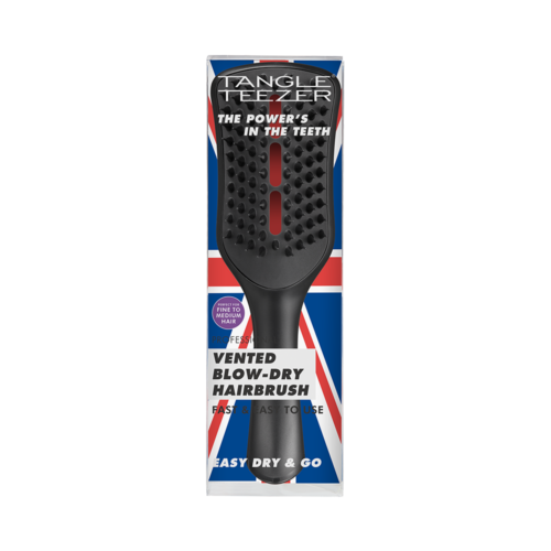 Tangle Teezer Perie de păr cu ventilație Easy Dry and Go – Negru Gloss
