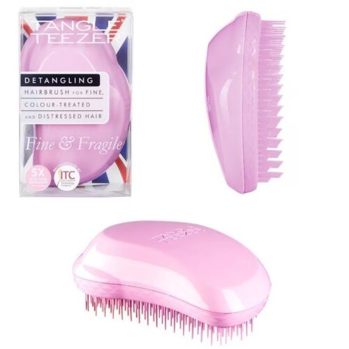 Tangle Teezer perie de par pentru par fin The Original Fine & Fragile Pink Dawn