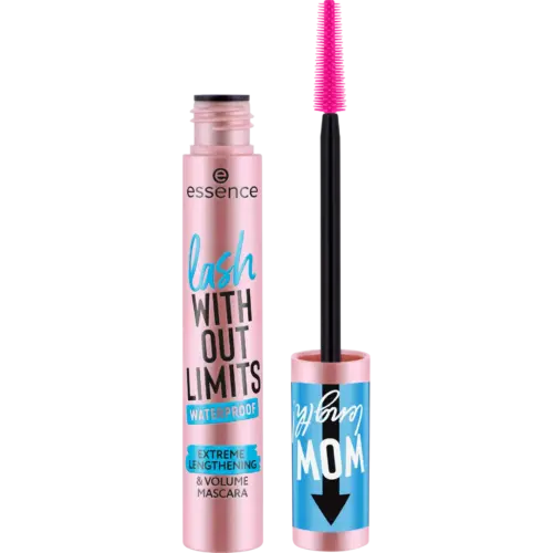 Essence Mascara lash WITHOUT LIMITS EXTREME LENGTHENING & VOLUME rezistentă la apă