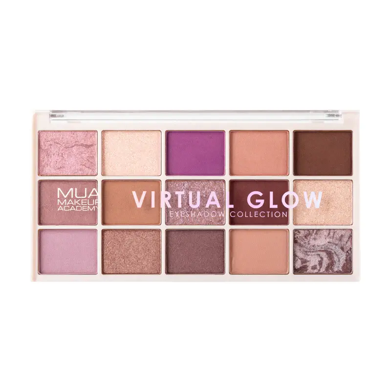 MUA MAKEUP ACADEMY Paleta farduri Eyeshadow Collection – VIRTUAL GLOW